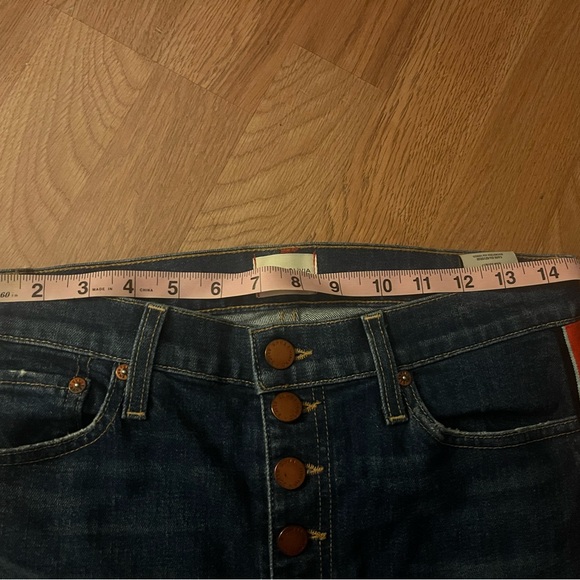 Alice + Olivia Glow Up skinny Jeans size 29 with red stripe - Picture 8 of 9